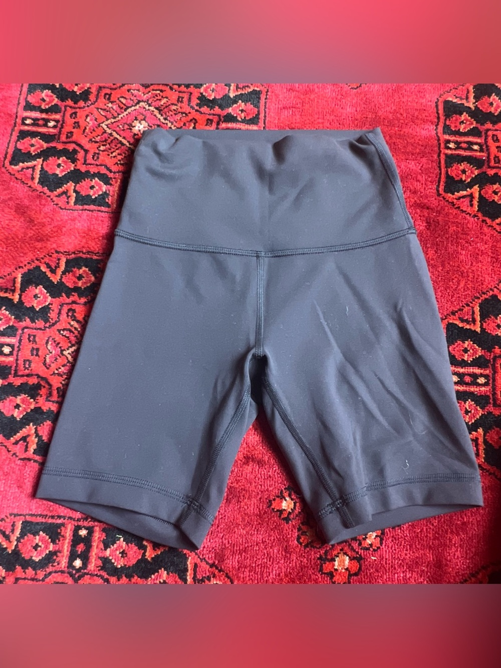 lululemon athletica Navy WunderTrain High-Rise Bike Shorts
